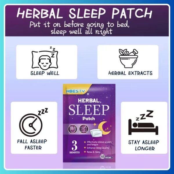 ✨Parches de Melatonina Naturales para Dormir Mejor (Pack de 60) - Sweet Dreams - Image 4